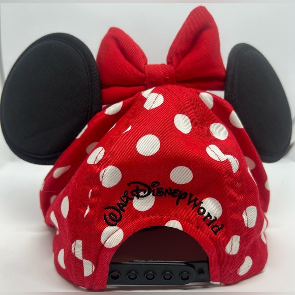 Disney Parks Walt Disney World Minnie Mouse Youth Baseball Cap, EUC. - Picture 2 of 6